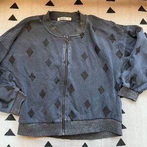Bobo Choses glittery diamond jacket